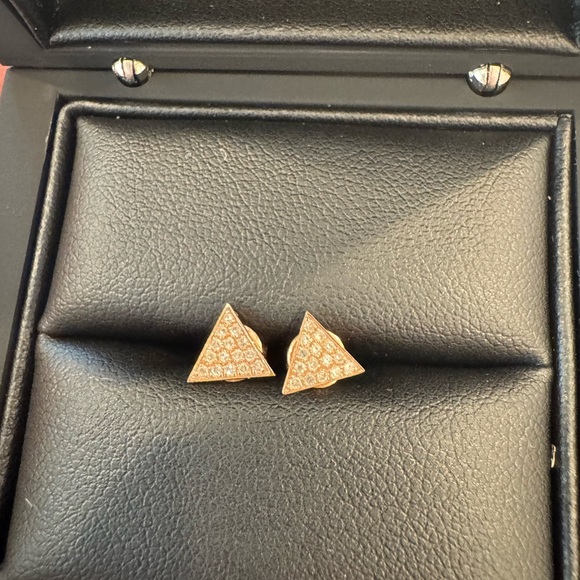 Dana Rebecca Emily Sarah Earrings in rose gold! - Picture 3 of 3